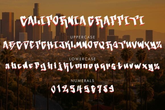 California Graffiti Font - Preview 3