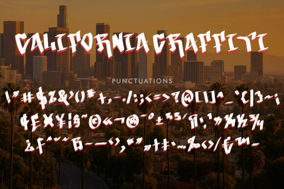 California Graffiti Font - Preview 4