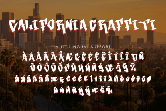 California Graffiti Font - Preview 5