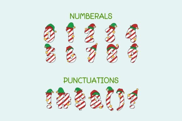 Candy Cane Elf Font - Preview 2