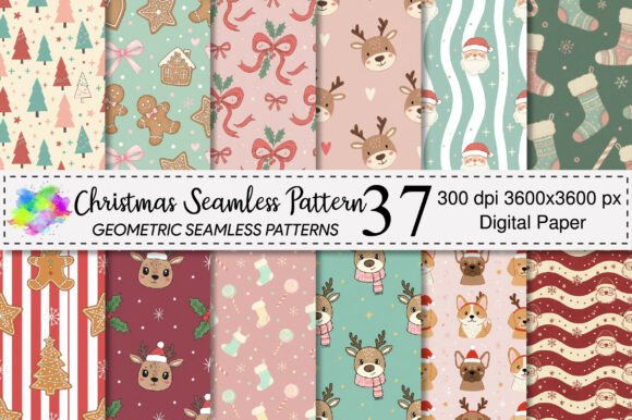 Christmas Seamless Pattern Bundle