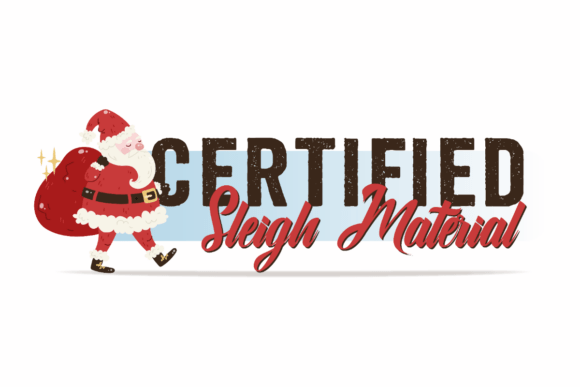Christmas Sleigh Certified Material Graphics
