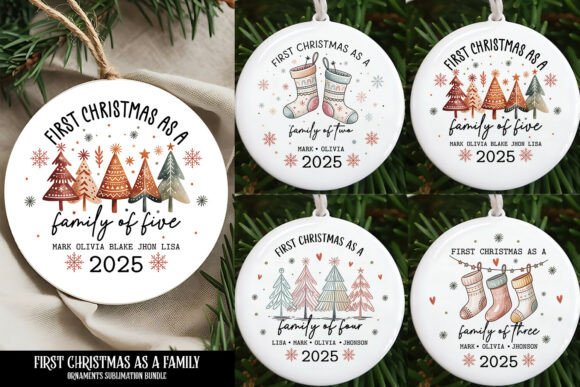 First Family Christmas Ornaments Bundle
