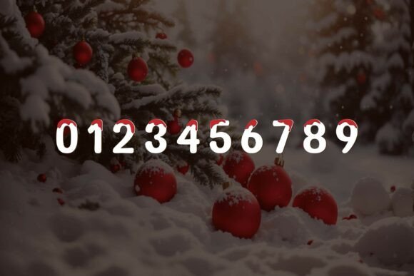 Frozen Christ Font PNG with transparent background - Preview 2