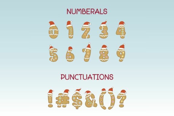 Gingerbread Cookie Font - Preview 2