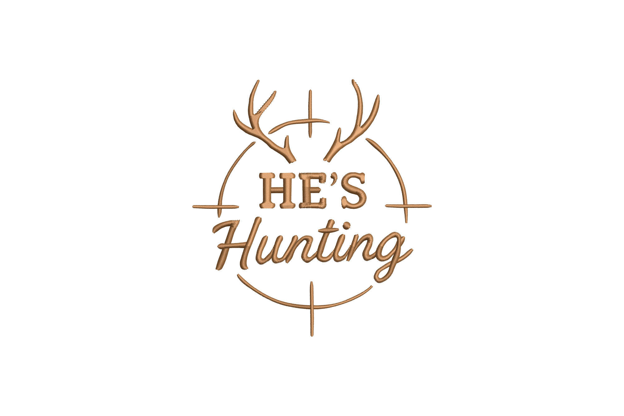 He's Hunting