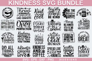 Kindness SVG Bundle Graphic by Getypes Studio · Creative Fabrica