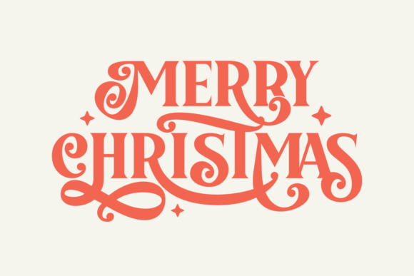 More Christmas Font PNG with transparent background - Preview 1