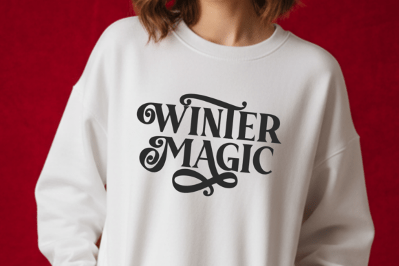 More Christmas Font PNG with transparent background - Preview 2