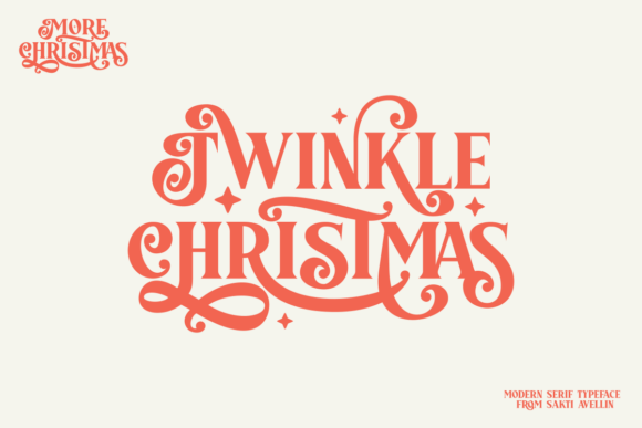 More Christmas Font PNG with transparent background - Preview 3
