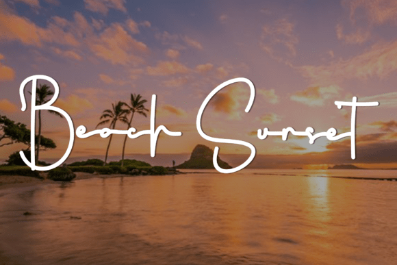 Shine Together Font PNG with transparent background - Preview 1