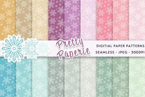 18 Christmas Digital Paper Backgrounds