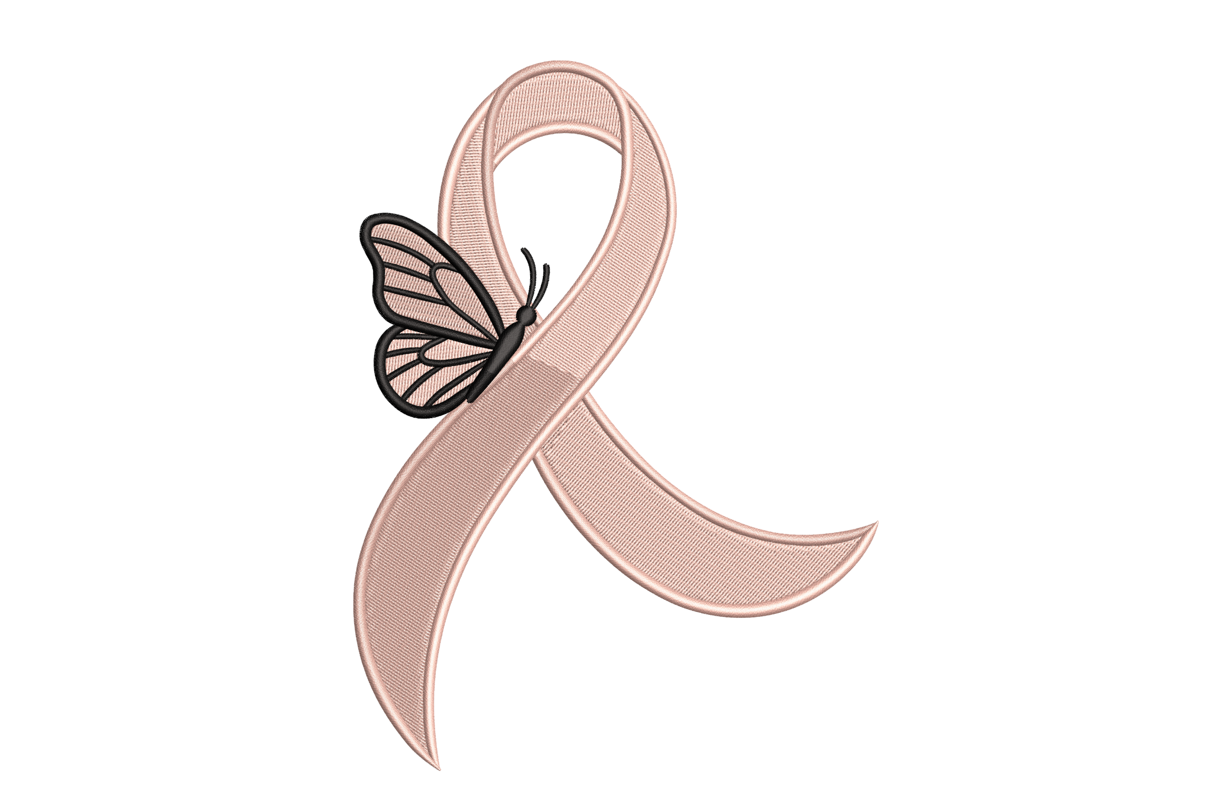 Awareness Pink Ribbon & Butterfly