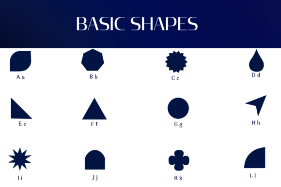 Basic Shapes Font - Preview 1