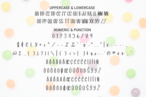 Bubble Candy Font - Preview 6