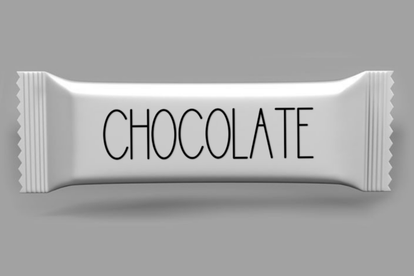 Chocolate Child Font PNG with transparent background - Preview 3