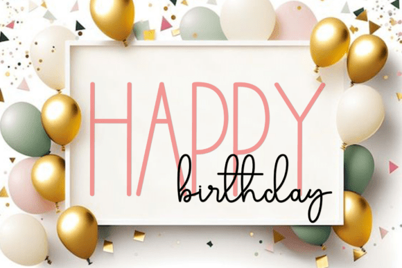 Chocolate Child Font PNG with transparent background - Preview 4
