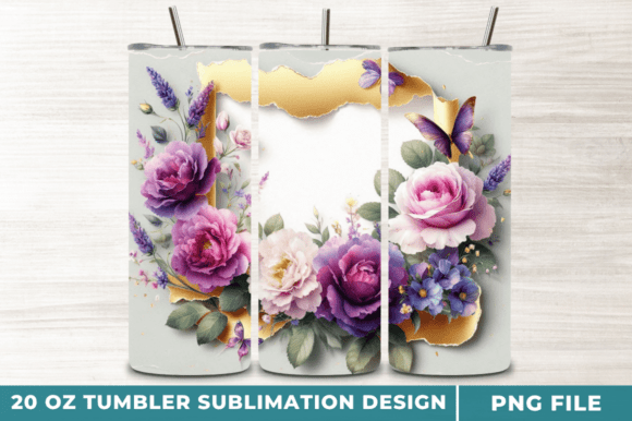 Custom Name Purple Rose Tumbler Wrap Png Graphics