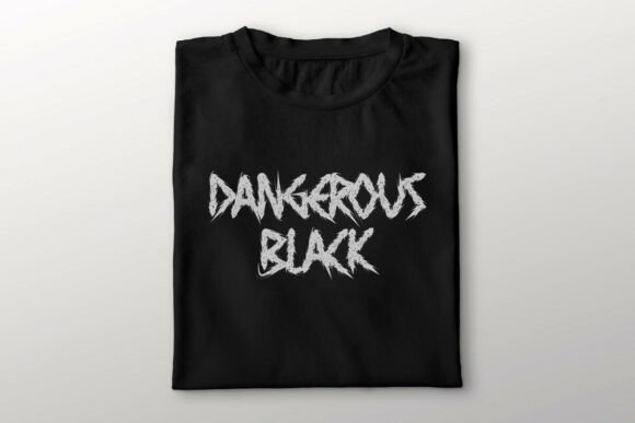 Dangerous Black Font - Preview 1