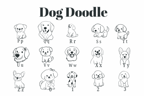 Dog Doodle Font - Preview 2