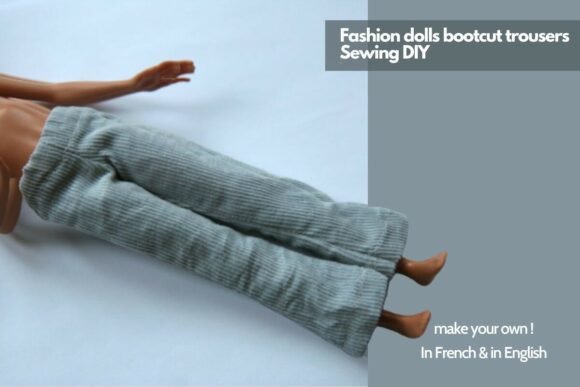 Fashion Dolls Bootcut Trousers Sewing