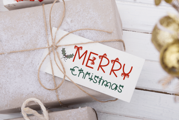 Gift Box Font - Preview 1