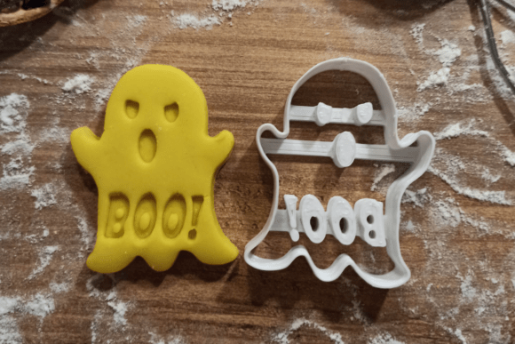 Halloween Ghost Cookie Cutter STL – 3D Printable Digital Download - Image 2