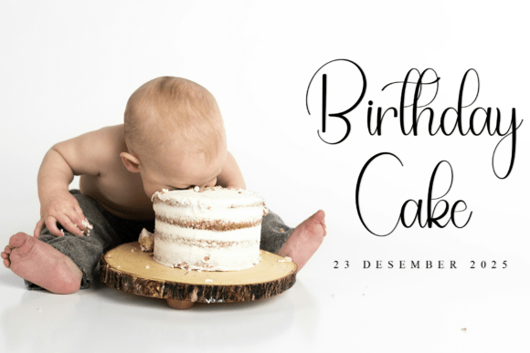 Holiday Christmas Font - Preview 3