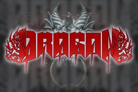 Kaminari Font PNG with transparent background - Preview 3