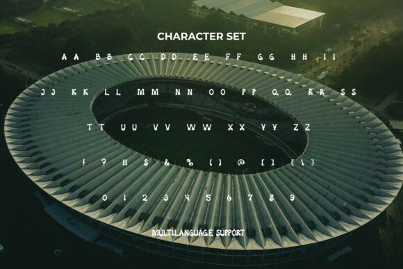 Kanjuruhan Font PNG with transparent background - Preview 4