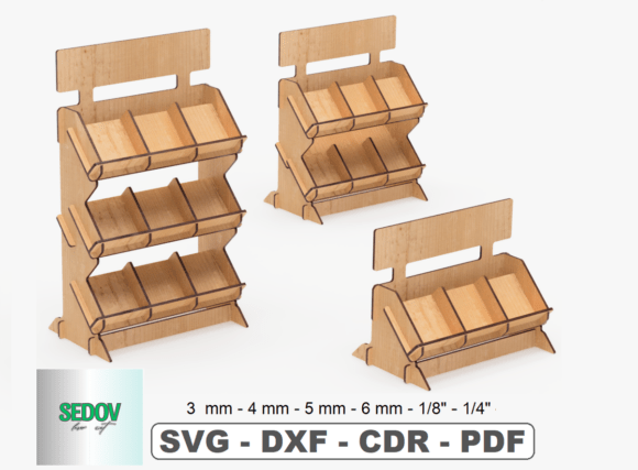 Laser Cut Retail Display Stand
