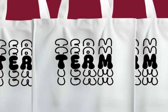 Meltipop Stacked Font PNG with transparent background - Preview 5