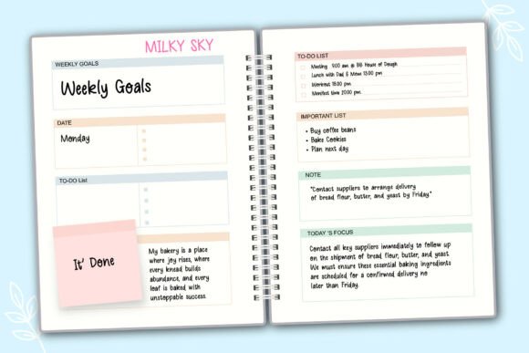 Milky Sky Font PNG with transparent background - Preview 3