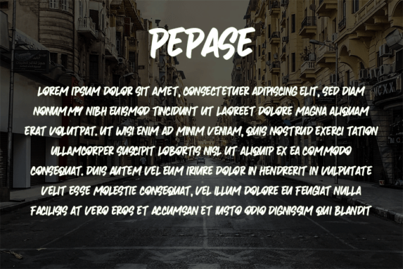 Pepase Font PNG with transparent background - Preview 2