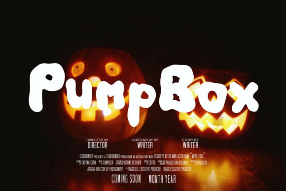 Plumpkin Font PNG with transparent background - Preview 6