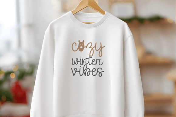 Reindeer Hollow Font PNG with transparent background - Preview 3