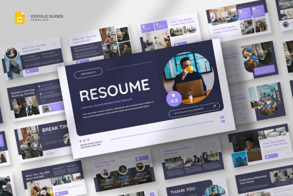 Resume & Portfolio Google Slides
