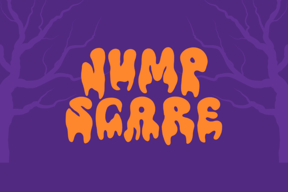 Retro Fluid Font PNG with transparent background - Preview 2