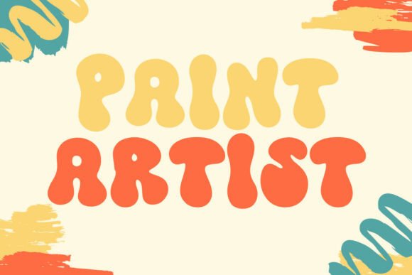 Retro Glow Font PNG with transparent background - Preview 1
