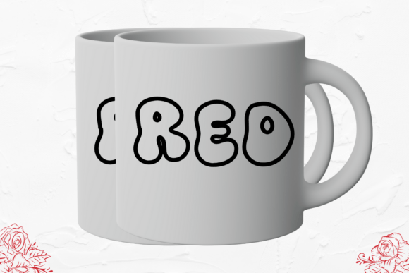 Retro Rookie Font PNG with transparent background - Preview 3