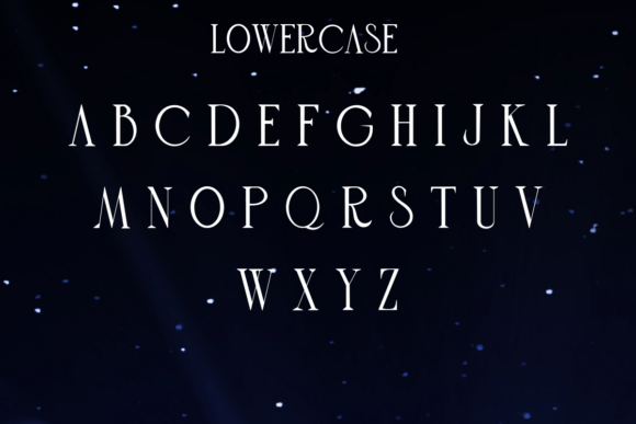 Romantic Moon Font PNG with transparent background - Preview 1