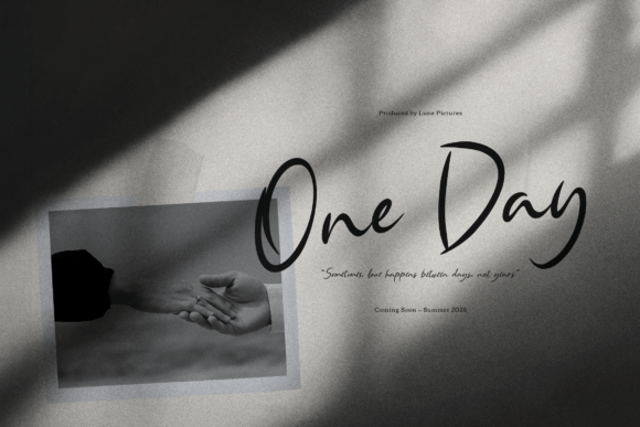 Single Whimney Font PNG with transparent background - Preview 2