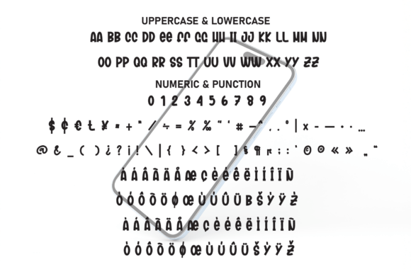 Smartphone Font PNG with transparent background - Preview 6