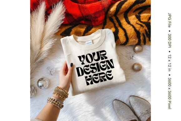 Boho T-shirt Mockup Blank Bella Canvas