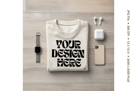 Boho T-shirt Mockup Blank Bella Canvas