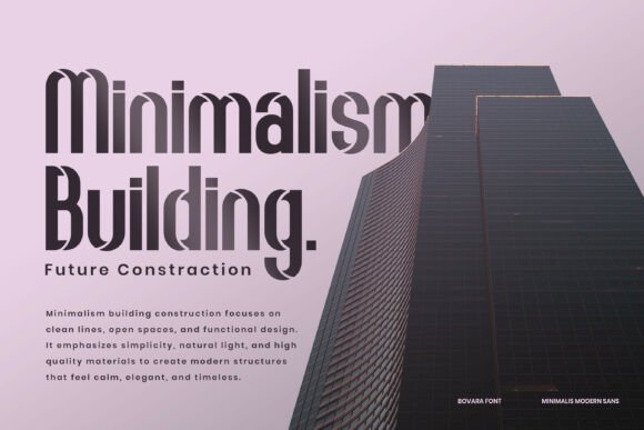 Bovara Font PNG with transparent background - Preview 1