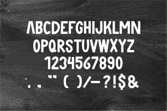 Chalk Future Font - Preview 3