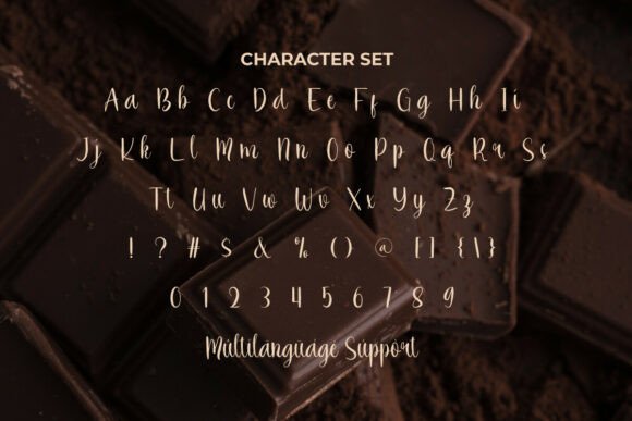 Choco Brewing Font - Preview 3