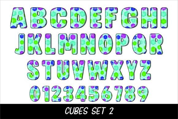 Cubes 3d Font - Preview 2