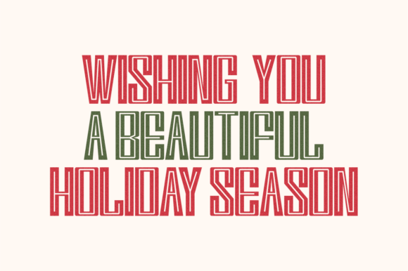 Dancing Holiday Font - Preview 1
